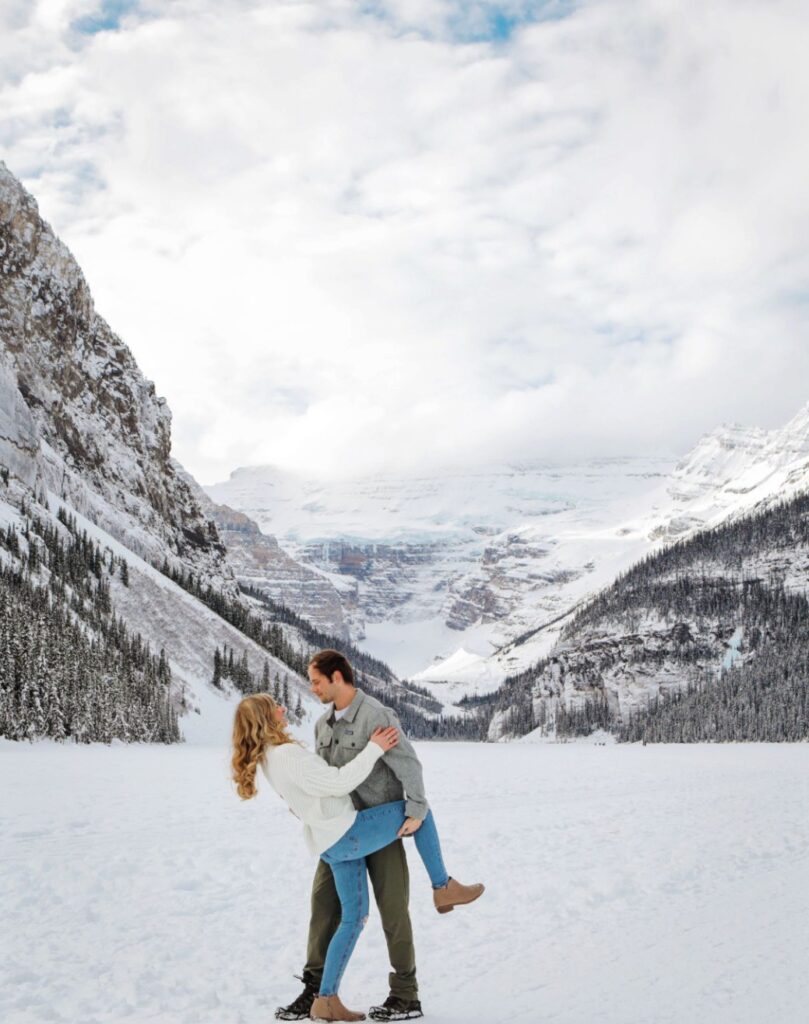 scenic view of elopement destination in banff