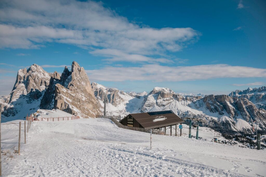 scenic view of elopement destination in dolomites