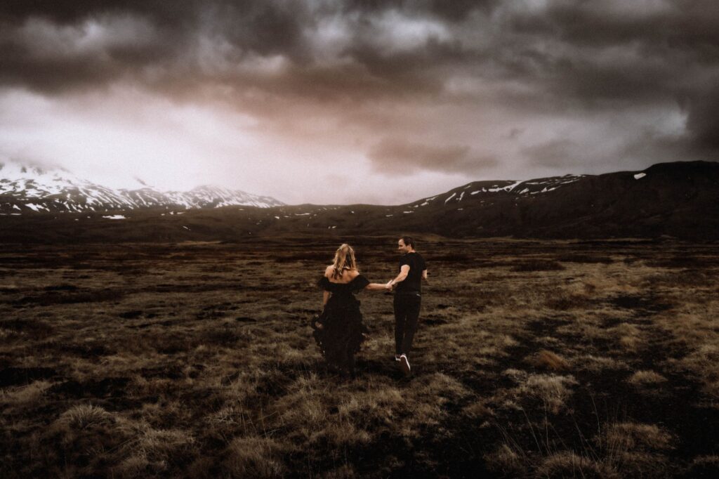 scenic view of elopement destination in iceland