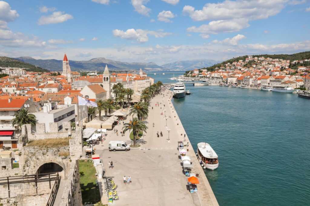 scenic view of elopement destination in split croatia